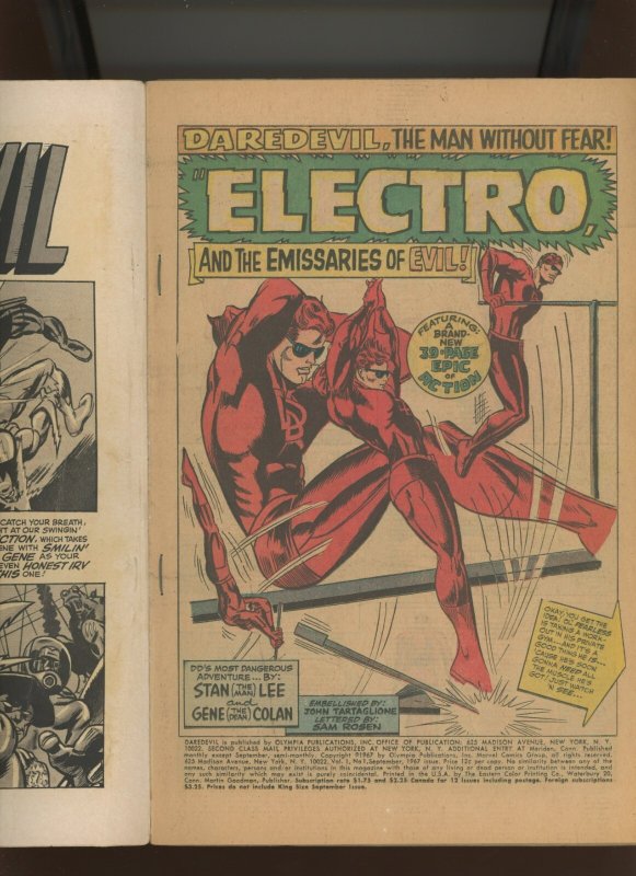(1967) Daredevil #1: SILVER AGE! ANNUAL! KEY ISSUE! WE COMBINE SHIPPING! (4.0)