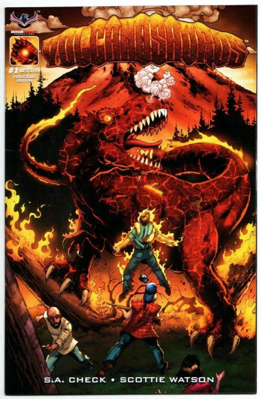 Volcanosaurus #1 Ferocious Edition (AMP, 2017) FN/VF