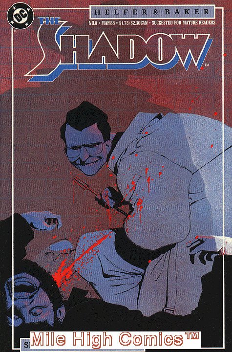 SHADOW  (1987 Series)  (DC) #8 Near Mint Comics Book