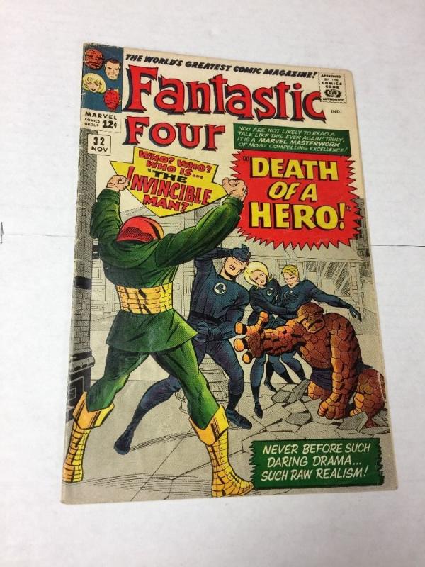 Fantastic Four 32 3.5 Vg- Very Good-