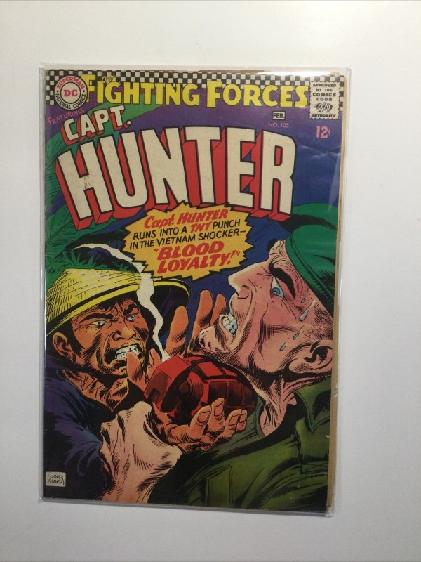 Our Fighting Forcea 105 Good Gd Cover Detached Dc Comics