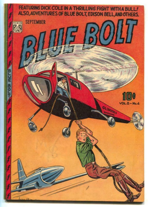 Blue Bolt Vol. 8 #4 1947- Dick Cole- FN-