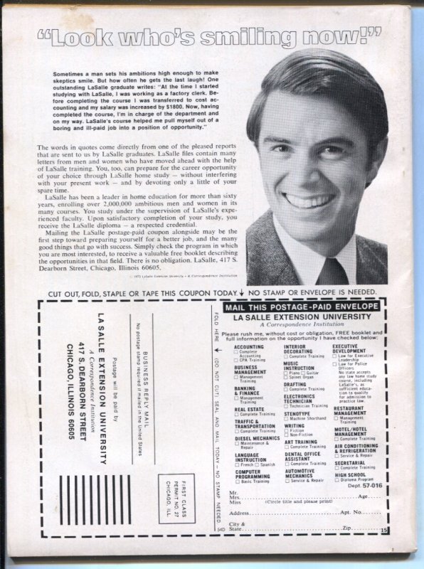 Kung Fu Special #1  1974 - Marvel  -FN - Comic Book