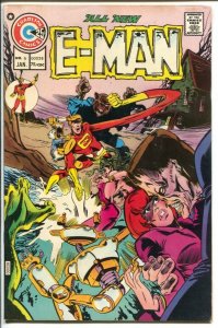 E-Man #6 1975-Charlton-Joe Stanton-Frankenstein-John Byrne-Nicola Cuti-VF+