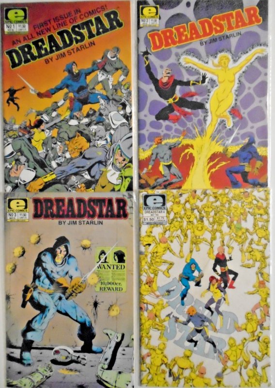 *DREADSTAR (1982) 1-8 (4fn) 7 High Grade + 1 Fine Lot of Books