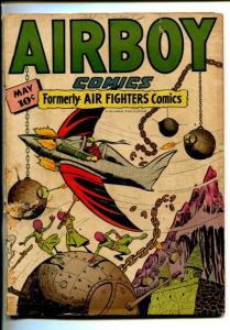AIRBOY Vol 3 #4 1946-HILLMAN-ALIENS-THE HEAP-SKYWOLF-pr