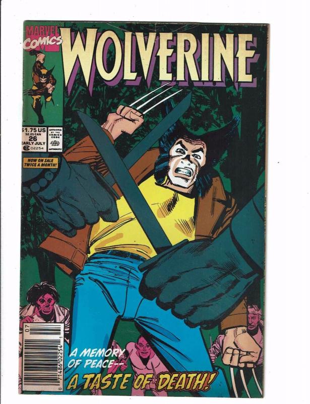 7 Wolverine Marvel Comic Books #24 25 26 31 32 33 34 X-Men Sabretooth Storm J120