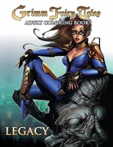 GRIMM FAIRY TALES ADULT COLORING BOOK 2020 LEGACY TPB ZENESCOPE NM
