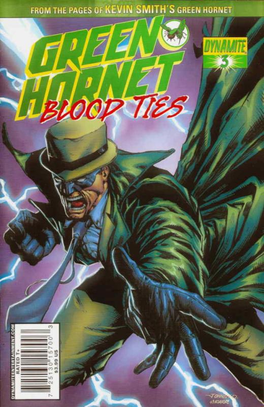 Green Hornet: Blood Ties #3 VF; Dynamite | save on shipping - details inside