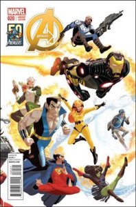 Avengers (2013) 20-B Daniel Acuna Avengers 50th Anniversary Cover VF/NM