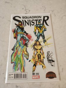 Squadron Sinister #1 Incentive Carlos Pacheco Character Design Variant (2015)