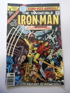 Iron Man Annual #4 (1977) VG Condition tape pull fc