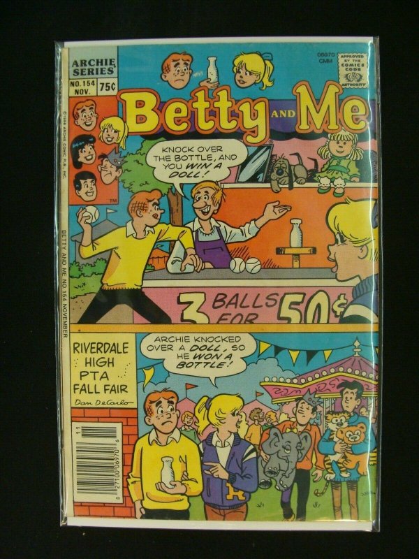 Betty and Me #154 Archie Series Comic