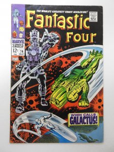 Fantastic Four #74 (1968) VG Condition cover and 1st wrap detached top staple