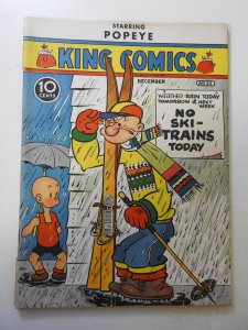 King Comics #33 (1938) FR/GD Condition 3 in cumulative spine split