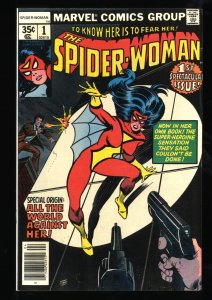 Spider-Woman #1 VF 8.0 New costume and origin!