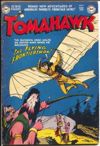 Tomahawk #4 1951-DC-Indain story-Tomahawk with wings-VG+