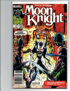 Moon Knight Fist of Khonshu #1 newsstand - 1985 - (-Near Mint)