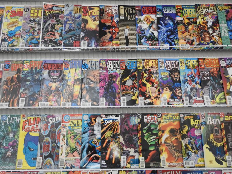 Huge Lot 160+ Comics W/ Silver Surfer, Generation X, Batman+ Avg VG/Fine Cond!!