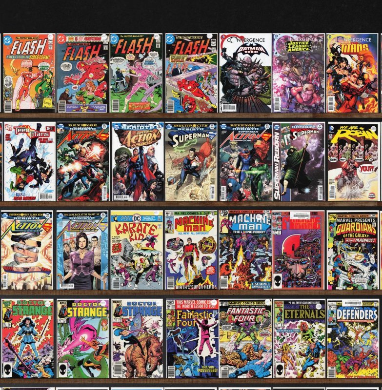 Huge Lot 160+ Comics with Action Comics, The Flash & More!