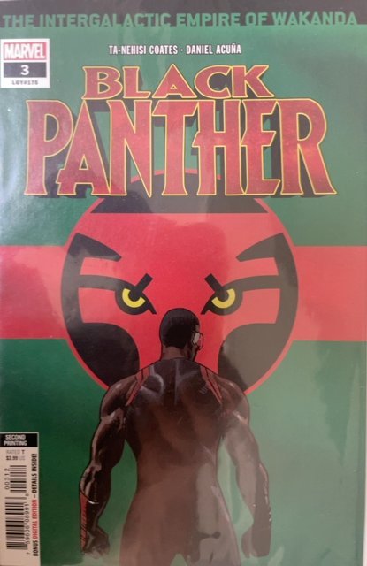 Black Panther #3 Second Print Cover (2018)