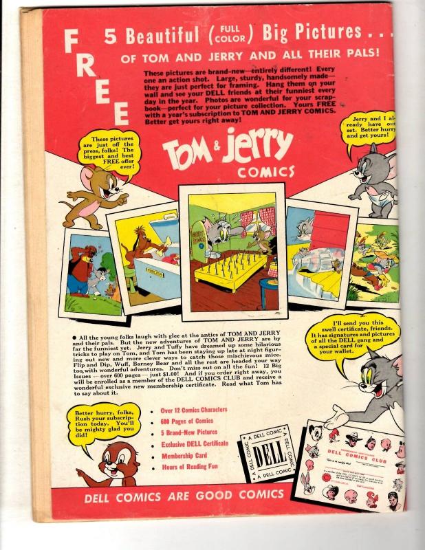 Tom & Jerry Comics # 86 FN/VF 1951 Dell Golden Age Comic Book Sylvester Cat JL10