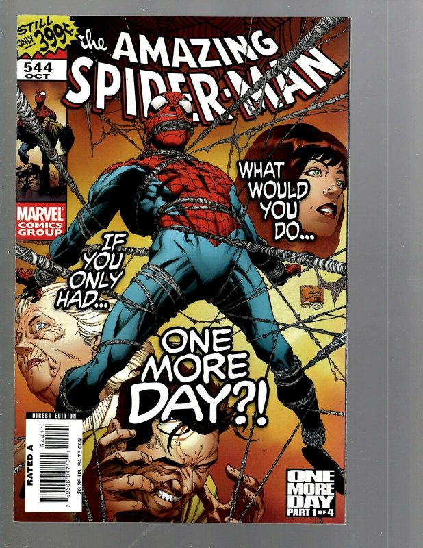 9 Amazing Spider-Man Comic Books # 544 544 545 547 548 549 551 552 553 TJ3