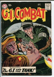 G.I. COMBAT #72 1960-DC- NAZI'S-JOE KUBERT ART-WWII-vg 