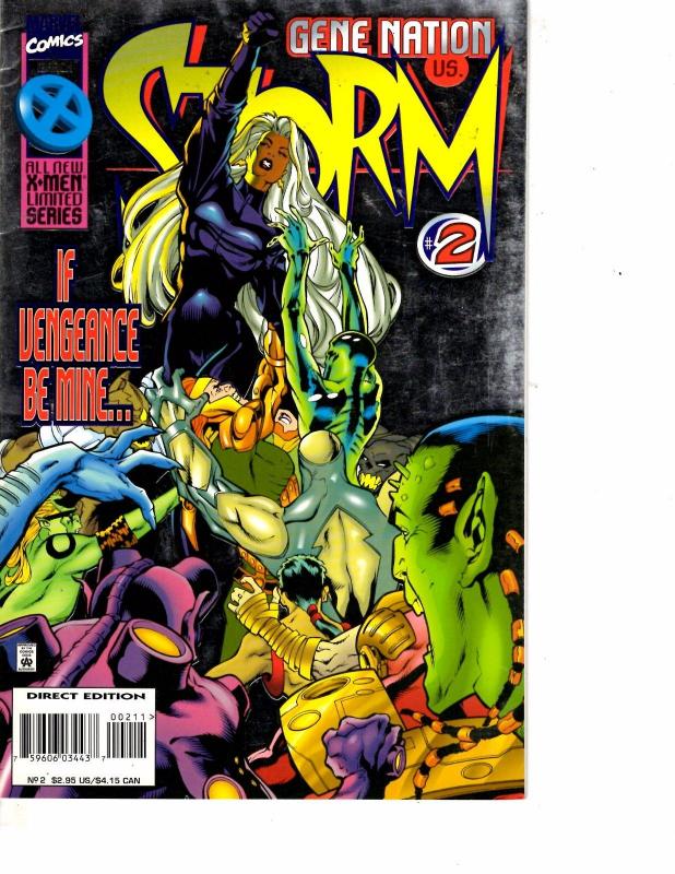 Lot Of 2 Marvel Comic Books Uncanny X-Men #309 and Storm #2 ON3