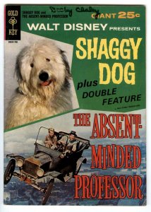 SHAGGY DOG/ABSENT-MINDED PROFESSOR 1967 Double Feature Gold Key Giant comic book