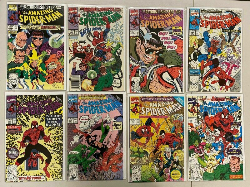 Amazing Spider-Man lot #329-350 1st Series 18 different books 8.0 VF (1990-'91)