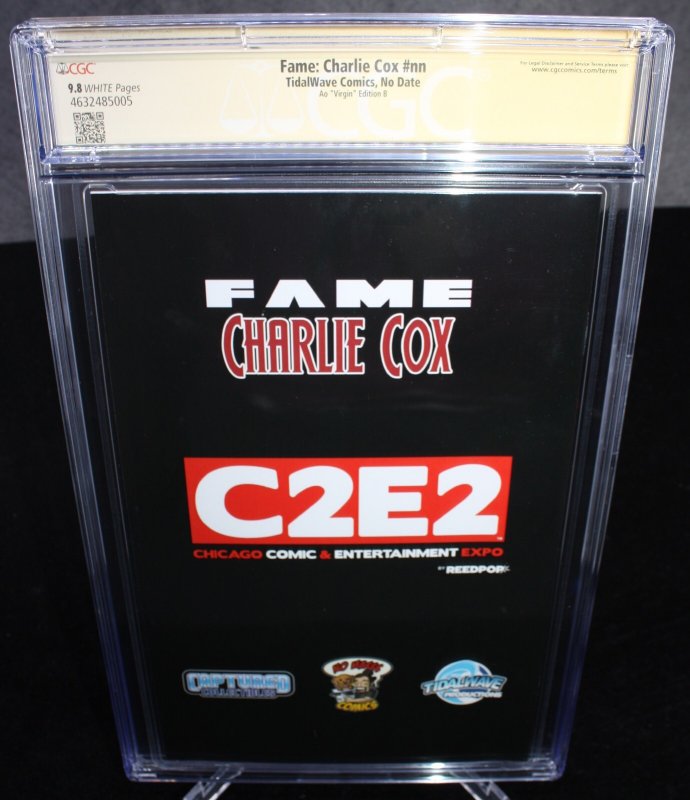 Fame: Charlie Cox #nn CGC (9.8) Signed by Jon Bernthal - 2025