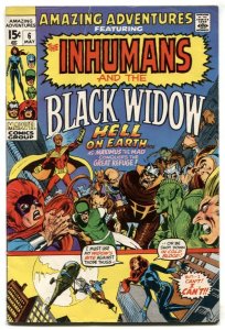 Amazing Adventures #6 1971- INHUMANS- BLACK WIDOW- VG/F