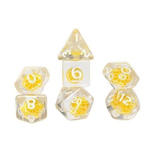 7-Die Set Fruit Slice: Lemon By Sirius A Dice Inc.