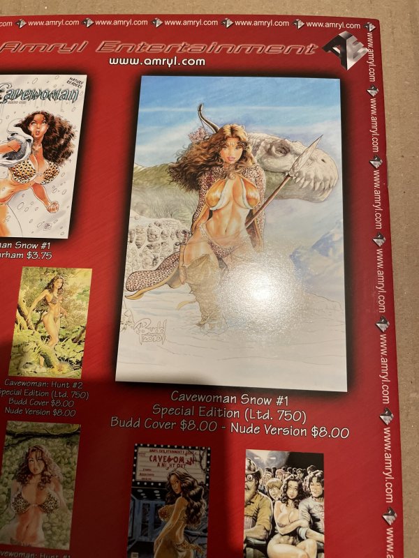 Cavewoman Snow Nm Budd Root Special Edition Limited Comic Books Modern Age