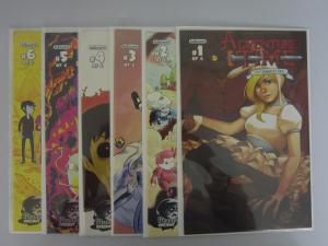 Adventure Time W/ Fionna and Cake Phantom Variant #1-6 Set - Avg 8.5 VF+ - 2012