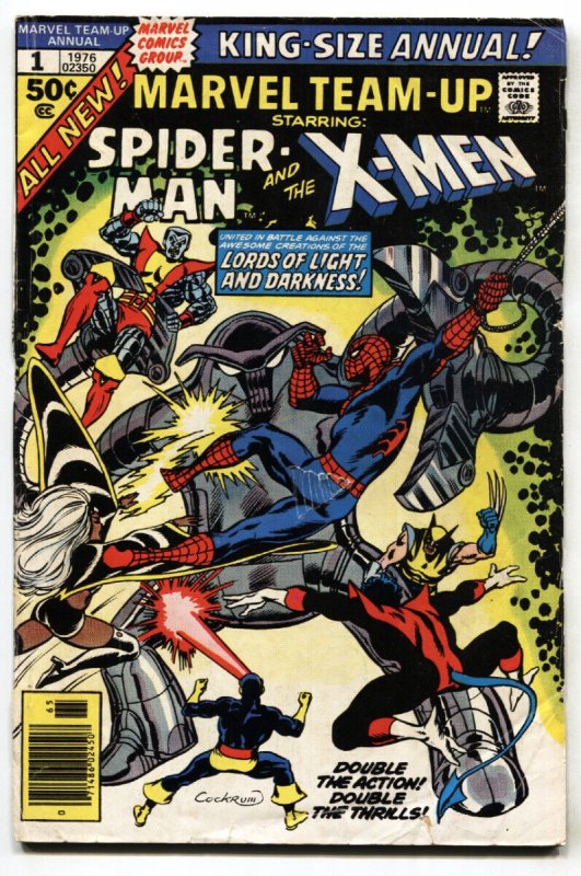 Marvel Team-Up Annual #1--comic book--1976--New X-Men--VG