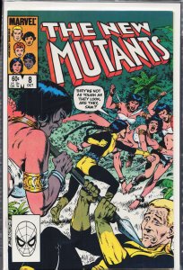 The New Mutants #8 (1983) New Mutants [Key Issue]