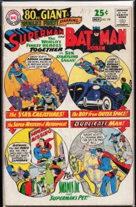 World's Finest Comics #170 (1967) Superman and Batman and Robin