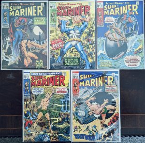 Sub-Mariner Lot. 7.5 and up! Beautiful Books. #'s 22, 23, 24, 25, 28