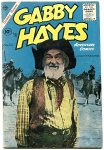 Gabby Hayes #54 1955- Charlton Western comic- VG+