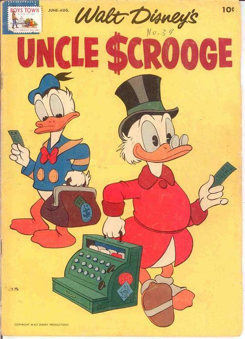 UNCLE SCROOGE 22 GOOD     June-Aug. 1958 COMICS BOOK