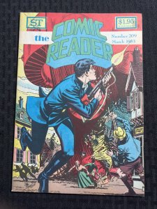 1983 THE COMIC READER Fanzine Magazine #209 FN 6.0 Dan Spiegle Blackhawk