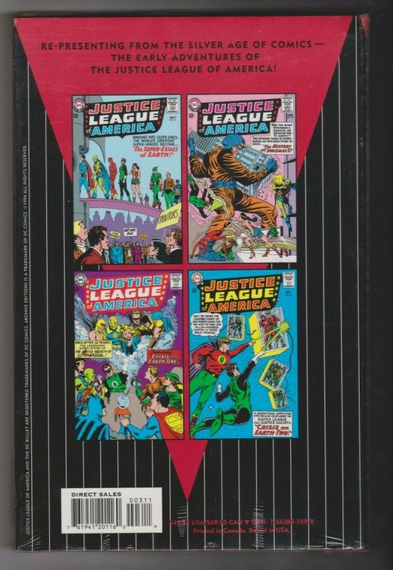 JUSTICE LEAGUE OF AMERICA - ARCHIVES VOL. 3 HARDCOVER 1994 DC COMICS SEALED