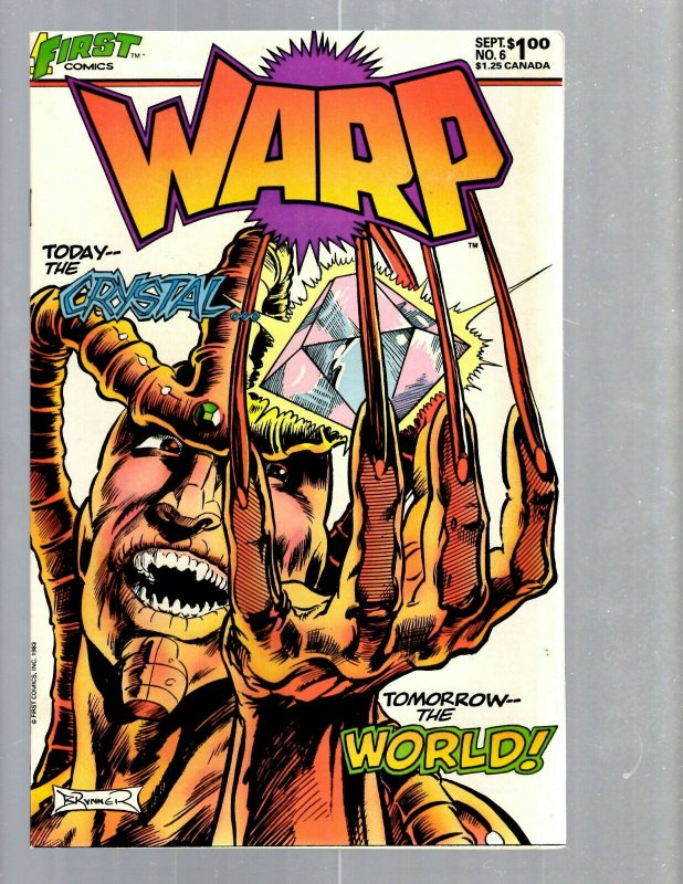 12 First Comics Warp #1 2 3 4 5 6 7 8 9 10 11 12 GK50