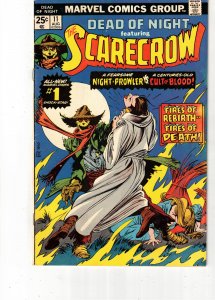 Dead of Night #11 (1975) 1st Scarecrow! Full book! High-grade VF/NM Boca CERT!