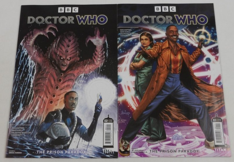 Doctor Who: The Prison Paradox #1-4 VF/NM complete series Fifteenth BBC ; Titan