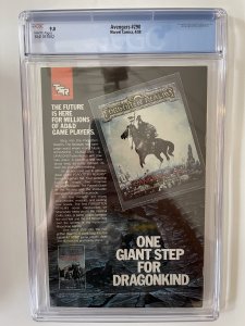 Avengers 290 - CGC 9.0 - Newsstand - MACHINE Man app