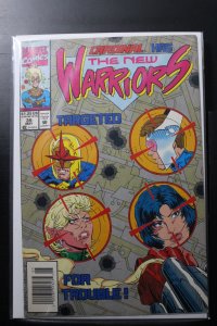 The New Warriors #35 Newsstand Edition (1993)
