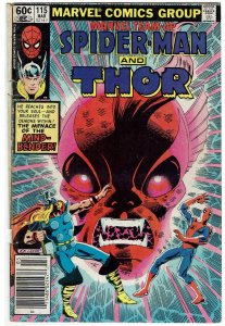 Marvel Team-Up #115 (1972 v1) J.M. DeMatteis Spider-Man Thor FN